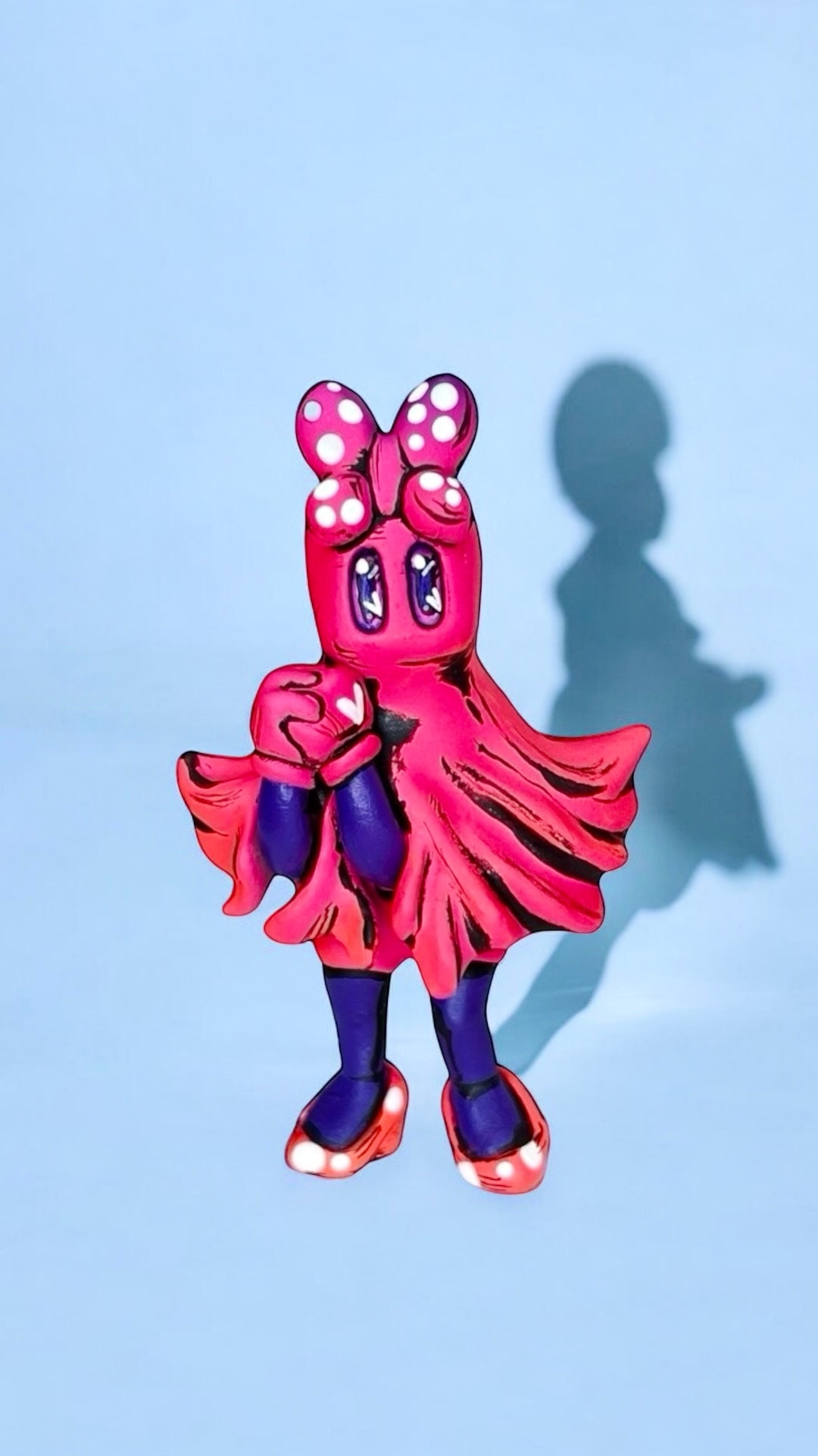 Hot Pink Polka-Dot Boo Colorway