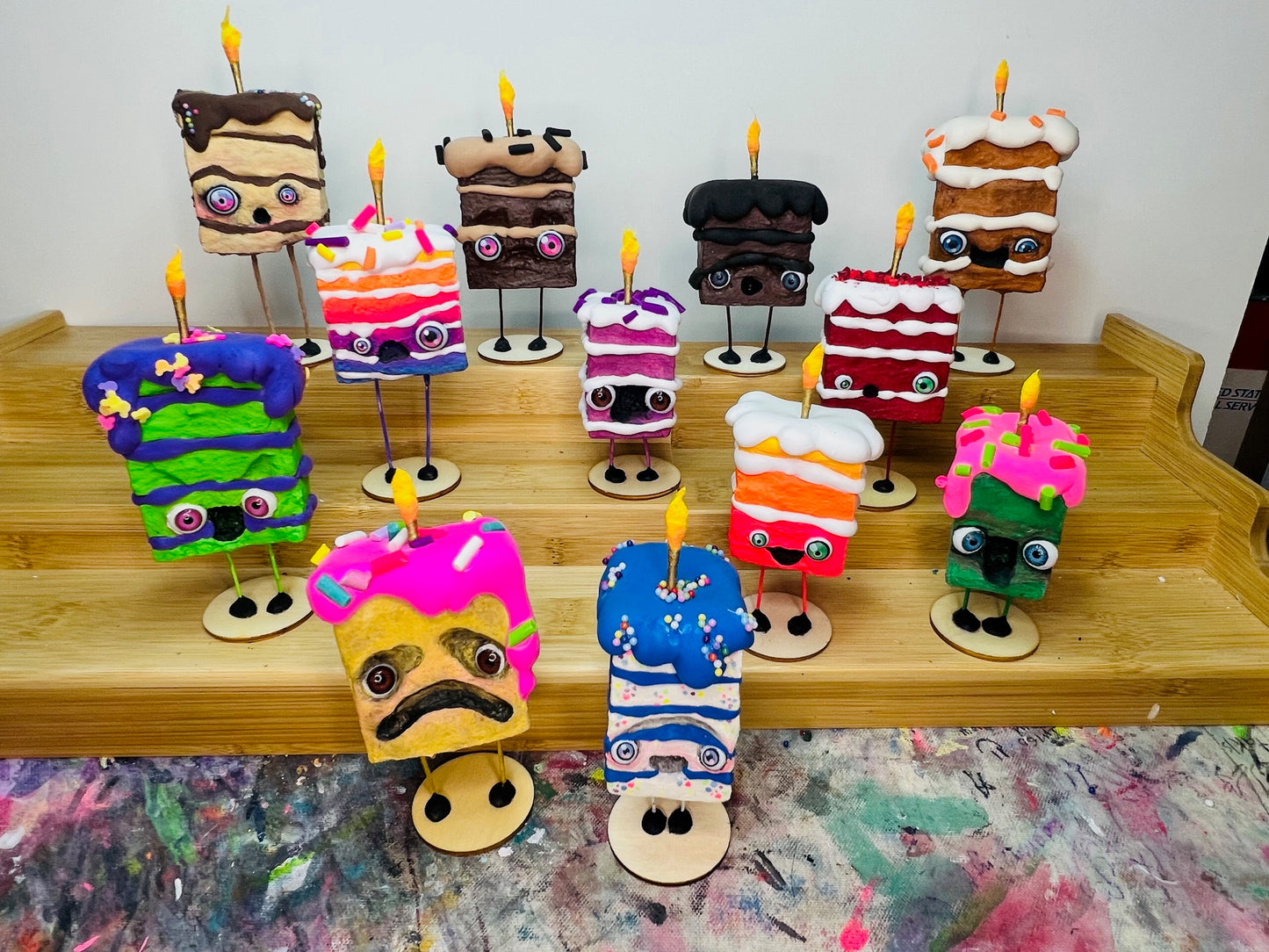 Surprise Birthday Drop!! Zombie Cake