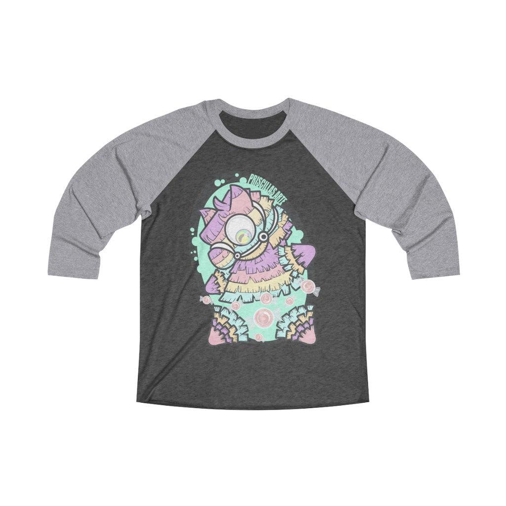 Unisex Tri-Blend 3\4 Raglan Tee