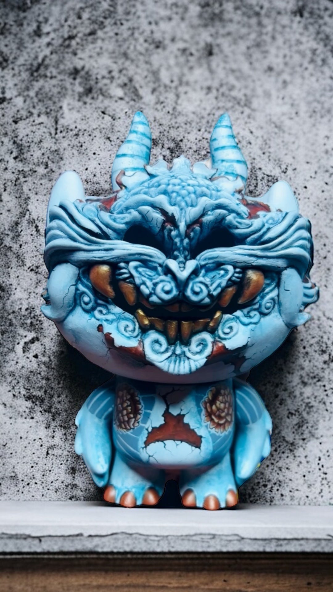 Year of the Dragon Custom 8" Vinyl by PriscillasArte