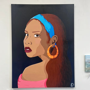 The Girl with the Hoop Earring by Jessica Carmen