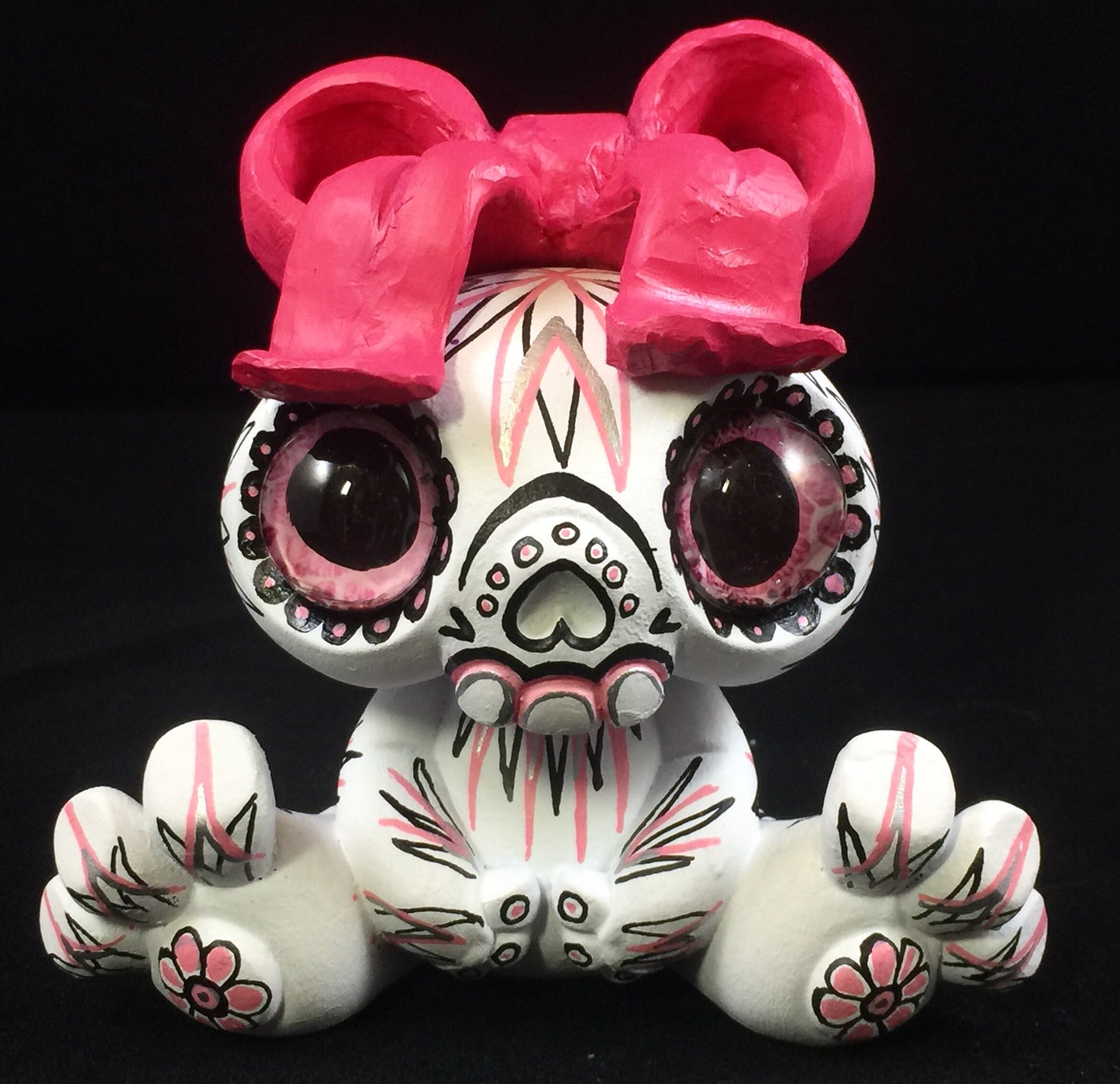 Hot Pink Calavera Sugar skull