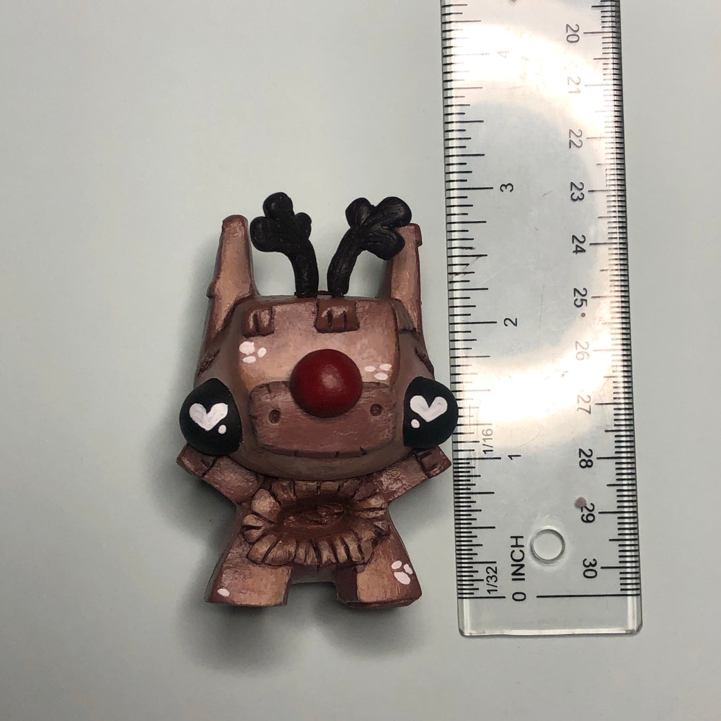 Reindeer Burrito Resin Designer Toy by PriscillasArte